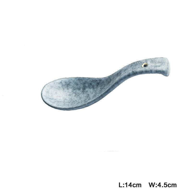 Japanese ceramic spoon.