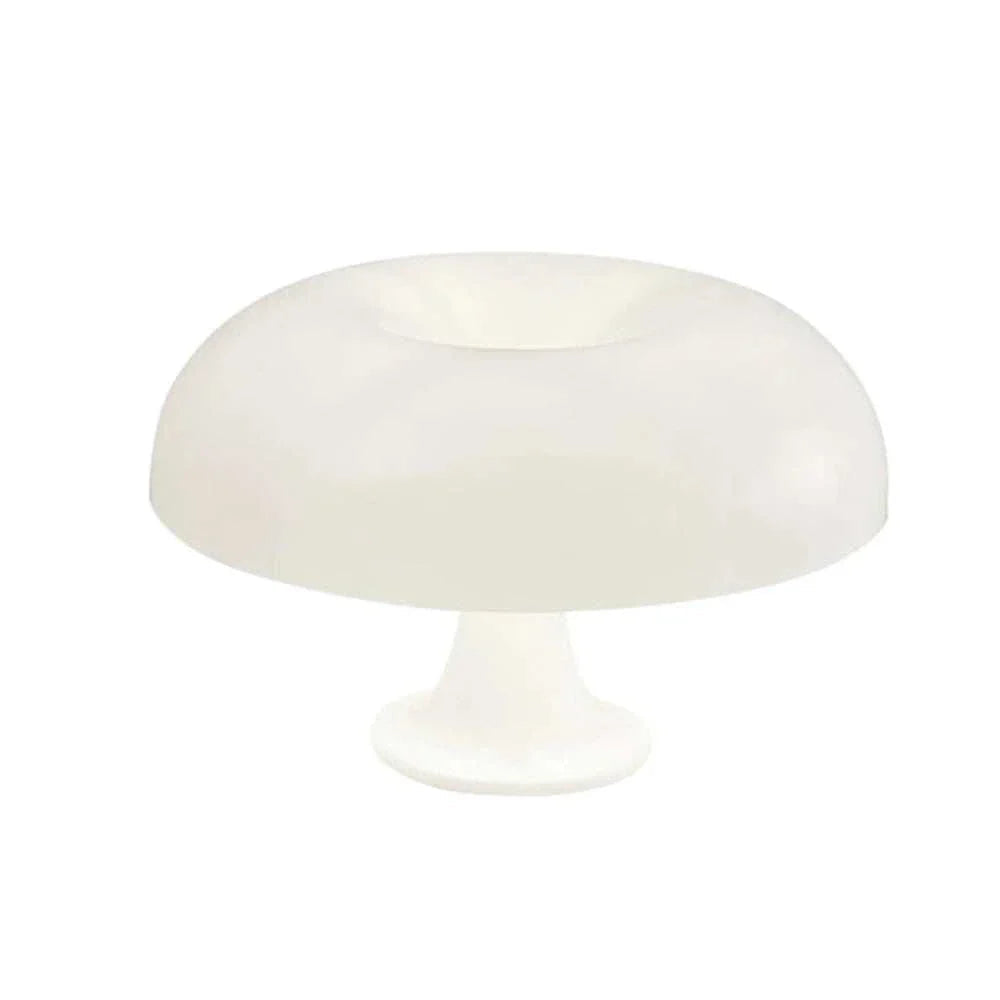 Mushroom Table Lamp with smooth dome design, 28cm diameter, 19.5cm height, contemporary style.