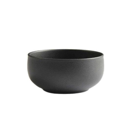 Modern black bowl from dining set.