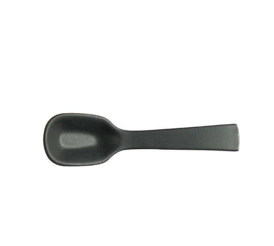 Modern Black Dining Set spoon with sleek design.