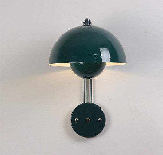 Flowerpot Lamp Wall with dome-shaped shade for modern decor.