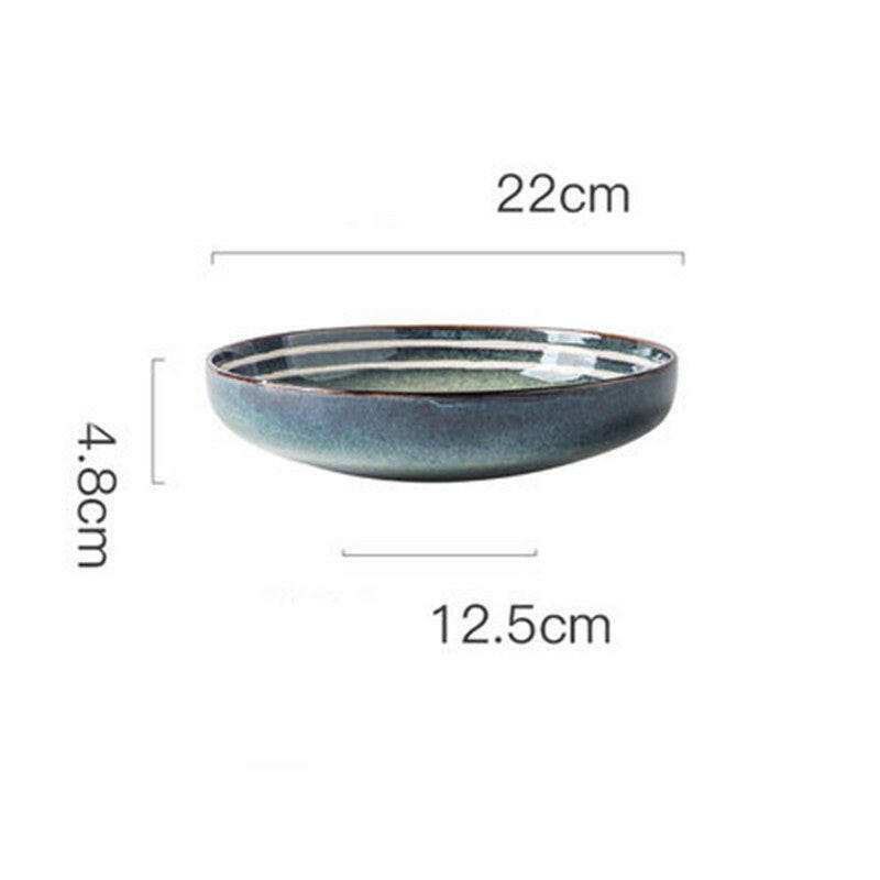 Porcelain Bowls Silver with 22cm diameter, showcasing elegant craftsmanship.