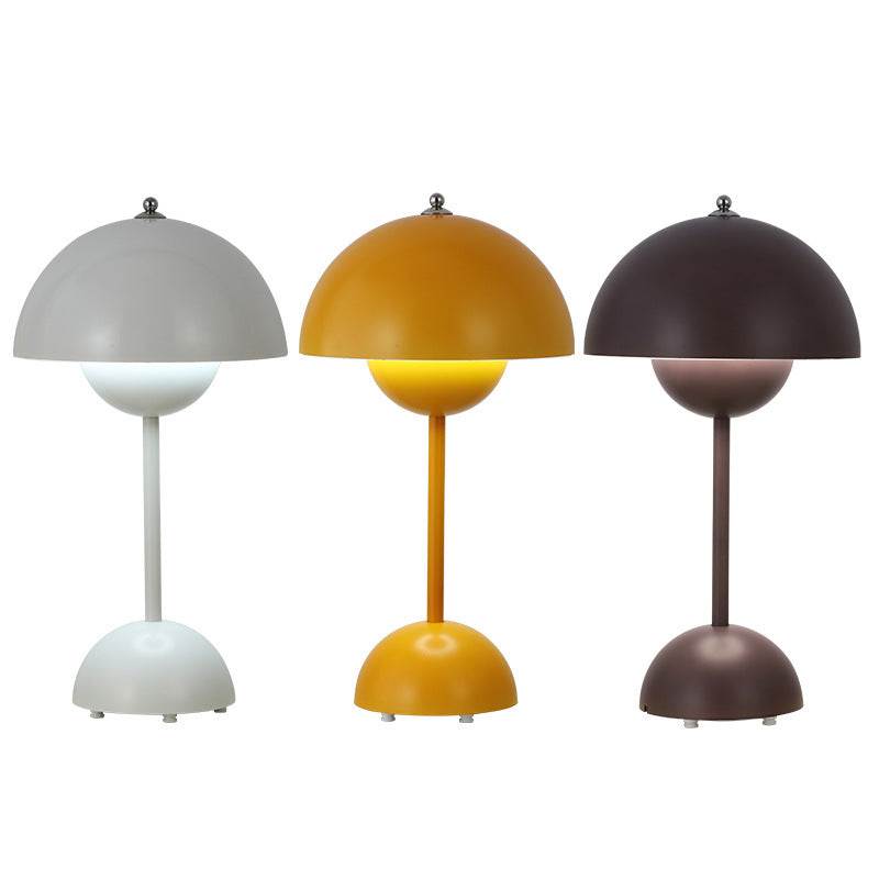 FlowerPot Lamp in various colors with dome-shaped design by Verner Panton.