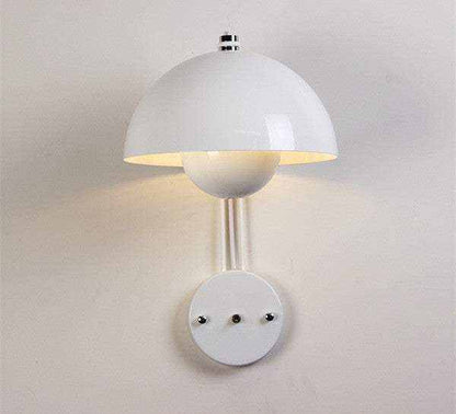 Flowerpot Lamp Wall with dome-shaped shade and sleek glossy finish.